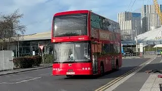 Buses at North Greenwich January 2026 