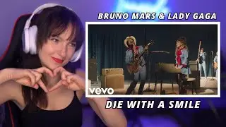 Lady Gaga, Bruno Mars - Die With A Smile (Official Music Video) | First Time Reaction