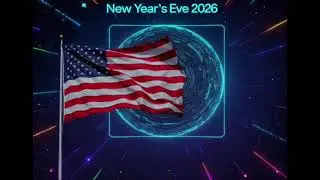 Песня на Новый год в США 2026 🇺🇸🎆 | Полночь в Америке