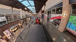 Top View | Liberty Center Express Train Ride from the Green Car (7 Minutes, Insta360 X5)