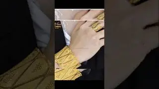 in a world full of Trends, I choose classic gold #one hand gold kangan and ring #trendingshorts
