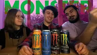 Всякие иностранные энергетики Monster Energy