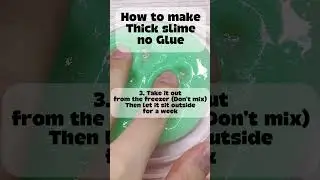 How to make no glue slime DIY Real Recipe 100% works!