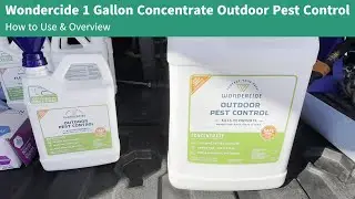 Repel Ticks, Mosquitos, Ants w/ Wondercide 1 Gallon Concentrate Outdoor Pest Control Review & Use!