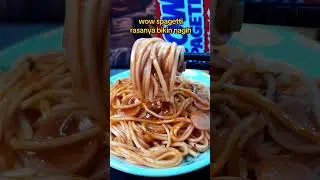 wow spagetti rasanya bikin nagih