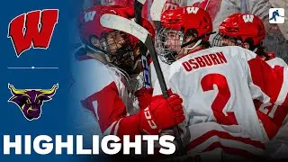 Wisconsin vs Minnesota State | NCAA College Hockey | Highlights - October 17, 2025