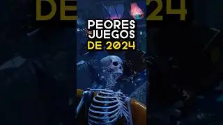 Los PEORES JUEGOS de 2024 👎❌ #videojuegos2024 #metacritic #gaming #ranking