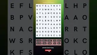 🪸 Sea Life Word Search Game for Kids and Adults #wordsearch #puzzle #hiddenword