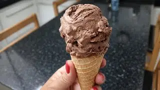 Sorvete de Chocolate Caseiro /O Preferido do Enzo (Nota 10 de Mil!) #sorvete 