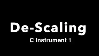 De Scaling - C Instrument 1