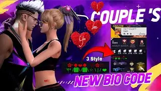 HOW TO MAKE LOVES BIO SIGNATURE l FREE FiRE BIO CODE KAISE BANAYE 🤫 COUPLES 👫BIO CODE @Krishna5.0ff