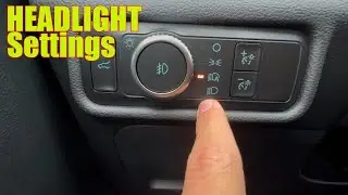 Объяснение настроек фар Ford