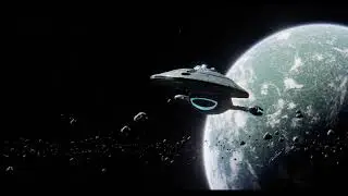 USS Voyager Cinematic Warp Jump | Star Trek 3D Animation