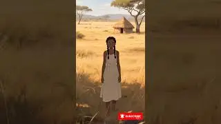 La jeune fille Maimouna et la vielle sorci&egrave;re #aianimation #animisme