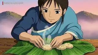 Misty Mountain Village Festival  | Anime | ASMR | Ghibli ASMR