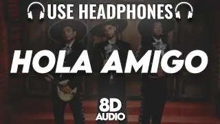 Hola Amigo : 8D AUDIO🎧| KR$NA ft. Seedhe Maut | (Lyrics)