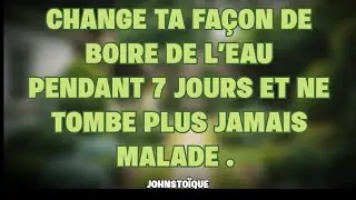 La façon correcte de boire de l’eau que presque personne ne connaît/enseignement bouddhiste. 