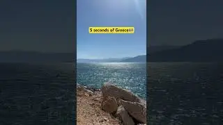 🧿5 Seconds of Greek Sunshine ☀️ #livingingreece #travel #greekvillage #beach #greece
