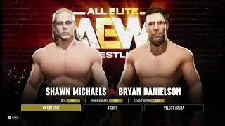 WWE / AEW FIGHT FOREVER: SHAWN MICHAELS VS BRYAN DANIELSON - FULL MATCH #gameplay #aew #wwe