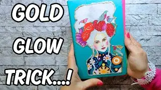 Create a stained glass effect for a junk journal 3D cover #239