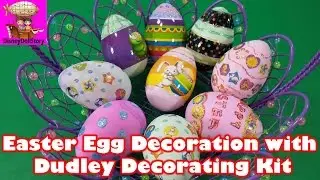 Easter Egg Decoration with Dudley Eggceptional Decorating Kit