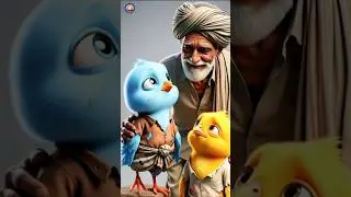 Two poor chicks and one kind heart || #shorts #shortfeed #trendingshorts #ai