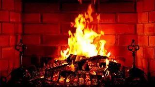 🔥 Cozy Fireplace 4K. Fireplace with Burning Logs and Crackling Fire Sounds