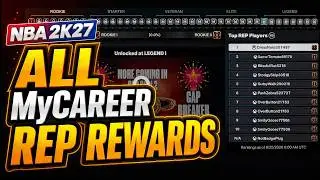 All MyCAREER REP Rewards in NBA 2K27 🏆🔥