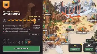 Minecraft Dungeons Shadow Mage vs. Lower Temple Apocalypse +25 Daily Trial Lv.III 6 Banners