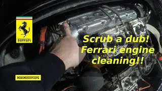 1The 1977 Ferrari 308 GTB project continues with engine restoration repair cleaning!!