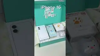 ✨ iPhone 16  Unboxing &ndash; Pink Aesthetic Setup! 💖#iphone16 #aestheticunboxing #techasmr#iphone