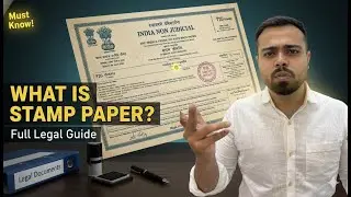 what is non judicial stamp paper | non judicial stamp paper | Karan Bhanushali