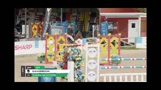 H&auml;stkullens TopNotch 130cm Norrk&ouml;ping horse show 15 maj 2025
