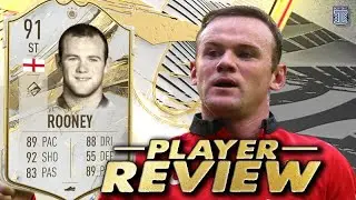 91 PRIME ICON ROONEY SBC PLAYER REVIEW! META - FIFA 23 ULTIMATE TEAM
