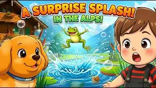 Dubi Dubi Dum Dum | Little Frog Splashes in the Pond! | Fun Nursery Rhyme for Kids