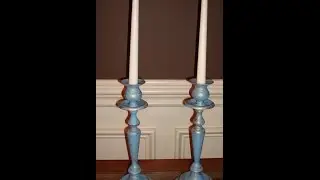 Chalk Paint Metal Series - Crackle Painting Candlesticks - FINISHED VIDEO