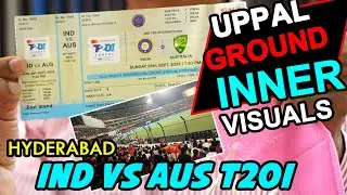Uppal Stadium Inner Visuals Old | India vs Australia 3rd T20I 2022 |Hyderabad