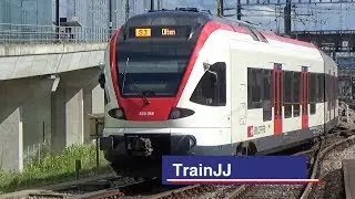 SBB Stadler Flirt RABe 521 | 522 | 523 | Bahnhof Basel SBB | Zug um Zug | S1 | S3 | S6 |Swiss Trains