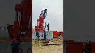 Heavyweight stones loading by crane || Powerful Modern Crane for Lifting Heavy Loads #crane #amazing