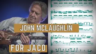 John McLaughlin - For Jaco (Guitar Solo Transcription)