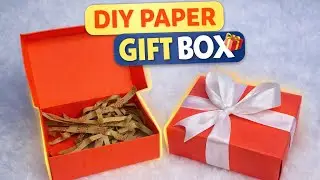 DIY Paper Gift Box 🎁 | How to Make Easy & Beautiful Gift Box from Paper