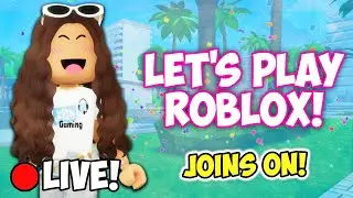 Playing the Most POPULAR Roblox Games LIVE! 😱