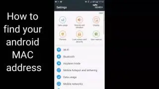 How to find your MAC address on Android