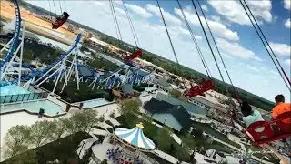 OWA  Park, Foley, Alabama: Freedom Flyer, from rider POV, the complete ride