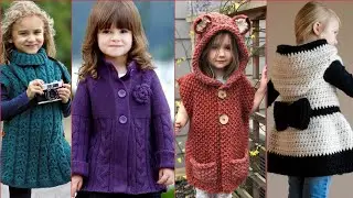 Little Girls Crochet Knitting Hoodie & Upars Designs Collection