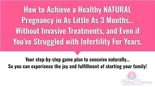 How to Get Pregnant Naturally: Dr. Anna Dolopo&rsquo;s Proven 4-Step Plan
