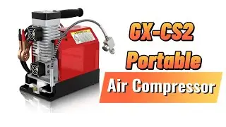 GX PUMP CS2 Portable PCP Air Compressor, High Pressure 4500Psi/30Mpa