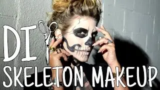 DIWhyNot: DIY Stylish Skeleton Makeup