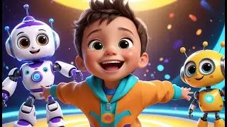 🤖 Dancing Robots in the Future Learning City 🌆🎶 | Fun Tech Adventure & Learning Song for Kids