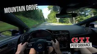 Mountain Pov Drive ⛰️ | Golf 7.5 GTI Performance (Pure Exhaust Sound)